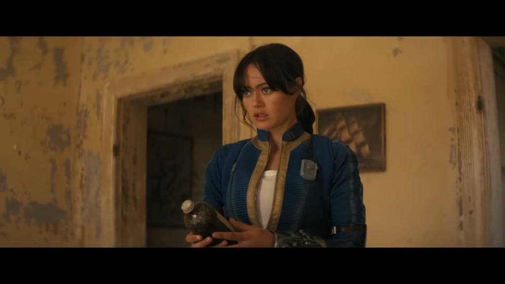 Lucy (Ella Purnell) uncovers the truth about Vault-Tec products in Fallout (2024), Amazon Prime Studios