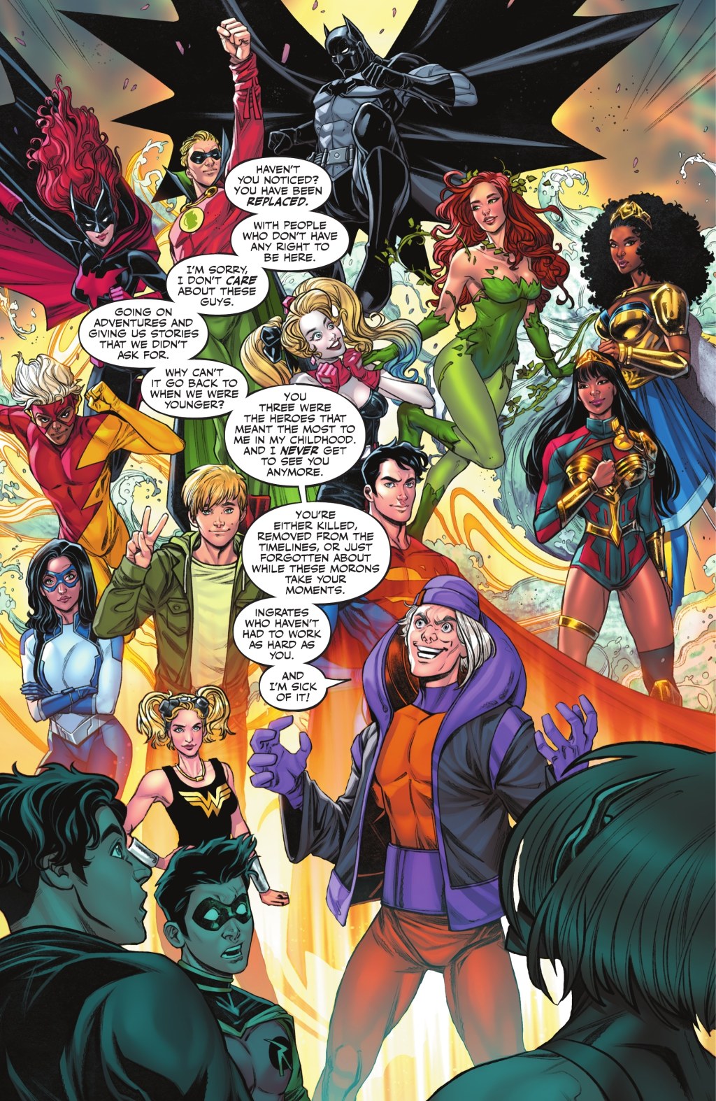 DC editorial reveals Mickey Mxyzptlk as a terrible strawman of comic book fans in Dark Crisis: Young Justice Vol. 1 #5 "Don't Meet Your Heroes" (2022), DC