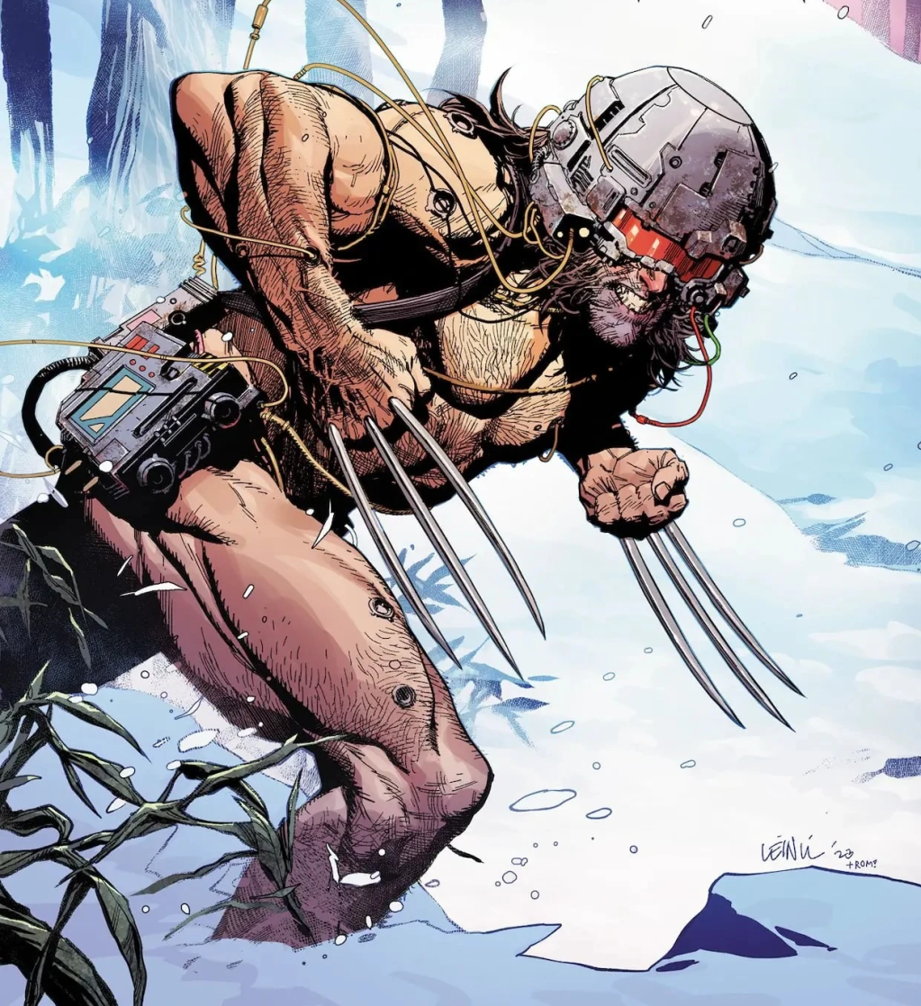 A confused Weapon X breaks out into the Canadian wilderness on Lenil Francis Yu's variant cover to Weapon X-Men Vol. 1 #2 (2024), Marvel Comics