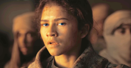 Chani (Zendaya) refuses to stand idly by while the Fremen are led to the slaughter in Dune: Part Two (2024), Legendary Pictures