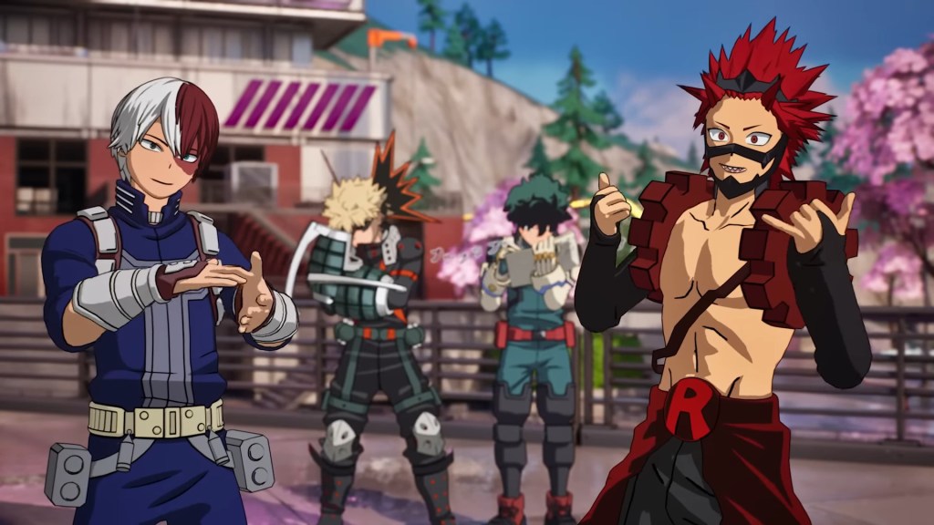 The My Hero Academia crew is ready to drop in in Fortnite (2023), Epic Games