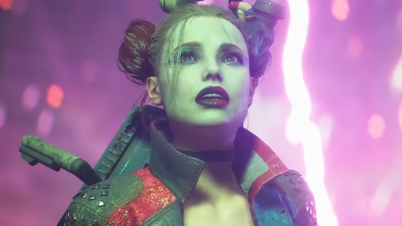 Harley Quinn (Tara Strong) is unsure about taking on Green Lantern (Dan White) in Suicide Squad: Kill the Justice League (2024), Rocksteady Studios