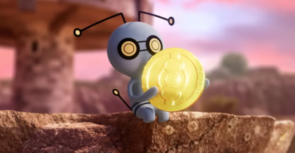 Gimmighoul treasures his treasure in Presenting Gimmighoul: Gold Rush (2024), The Pokémon Company