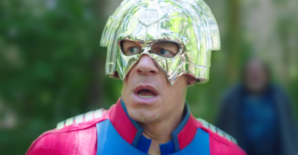 Peacemaker (John Cena) is unsure of where to head next in Peacemaker Season 1 Episode 7 "Stop Dragon My Heart Around" (2021), Warner Bros. Entertainment