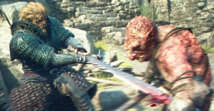 The Arisen takes a swing at a goblin in Dragon's Dogma 2 (2024), Capcom