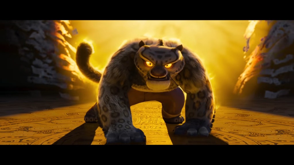 Tai Lung (Ian McShane) is ready to fight once more in Kung Fu Panda 4 (2024), Universal Pictures