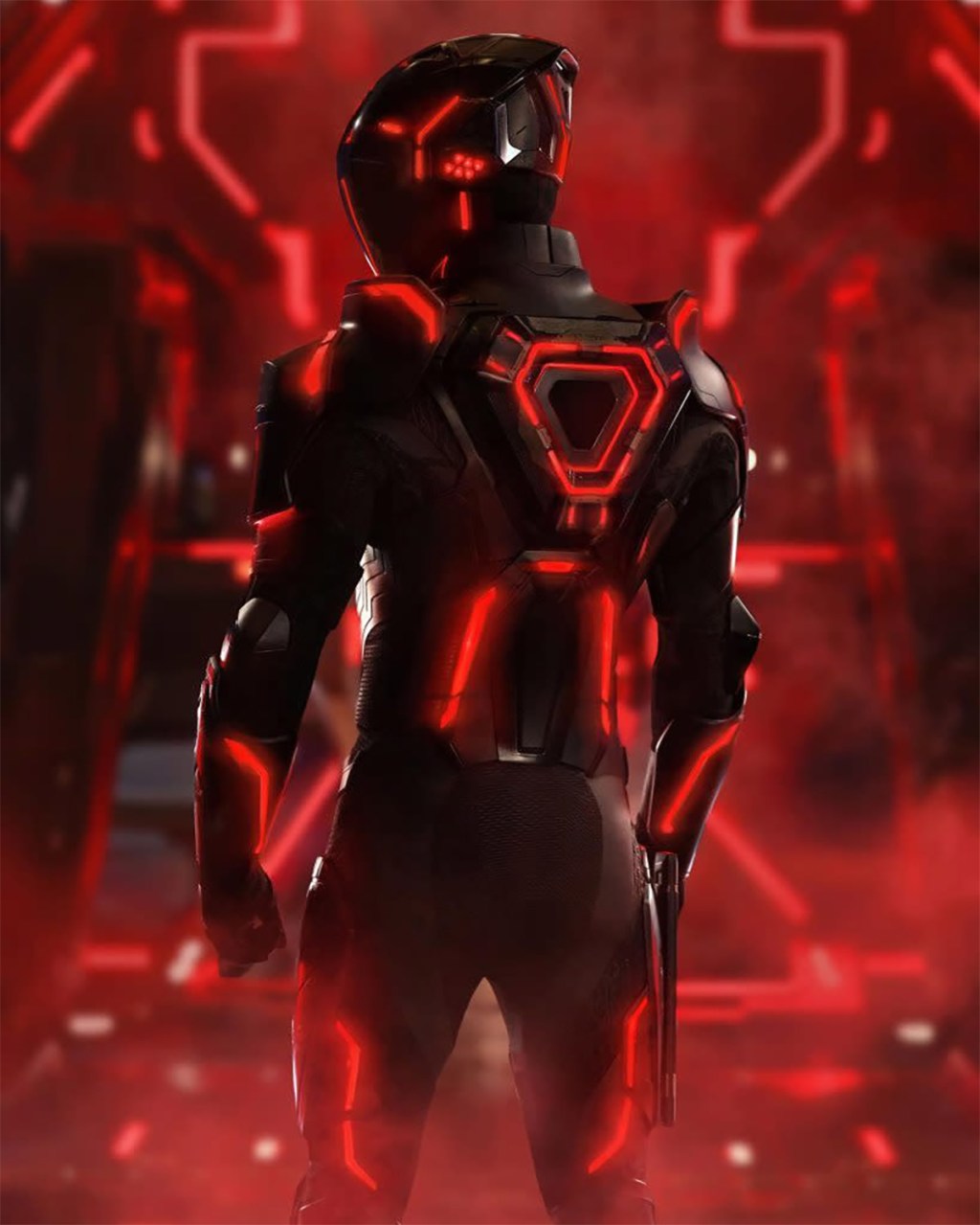 The first official shot from the upcoming Tron: Ares (2025), Walt Disney Pictures