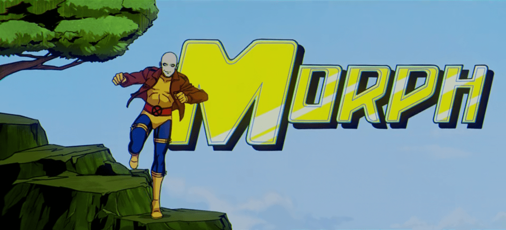 Morph (J.P. Karliak) makes his official credits debut in the intro to X-Men '97 (2024), Disney Plus