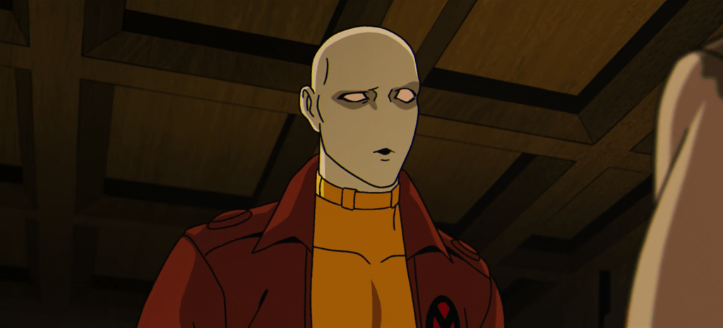 Morph (J.P. Karliak) receives a surprise visitor at the X-Mansion in X-Men '97 Season 1 Episode 2 'Mutant Liberation Begins' (2024), Disney Plus