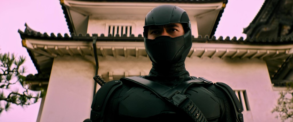 Snake Eyes (Henry Golding) suits up at the conclusion to Snake Eyes: G.I. Joe Origins (2021), Paramount Pictures