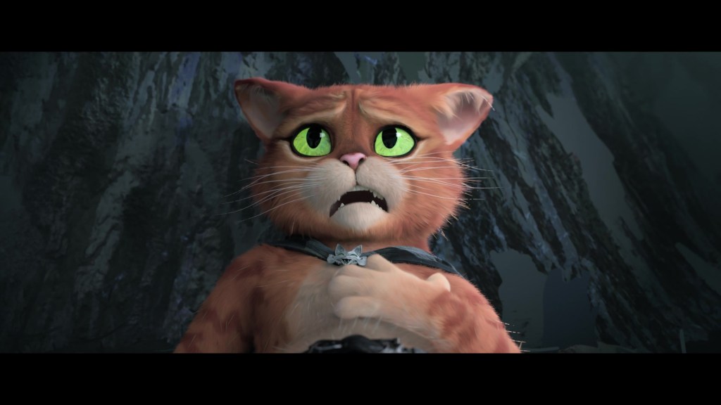 Puss (Antonio Banderas) confronts his mortality in Puss in Boots: The Last Wish (2022), Dreamworks