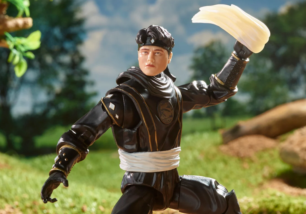 Adam Park (Johnny Young Bosch) unleashes the Ninjetti power of the Frog via Power Rangers Lightning Collection Mighty Morphin Ninja Black Ranger