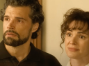 Daisy Betts as Helen Smallbone and Joel Smallbone as David Smallbone in Unsung Hero (2024), Lionsgate