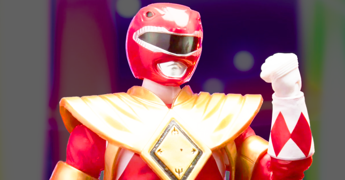 Jason (Austin St. John) suits up with the Dragon Shield via Power Rangers Lightning Collection Remastered Mighty Morphin Red Ranger