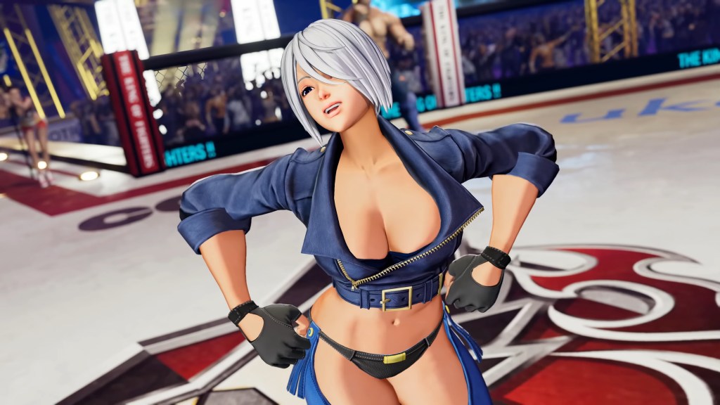 Angel (Miki Ogura) enters the ring in  King of Fighters XV (2022), SNK