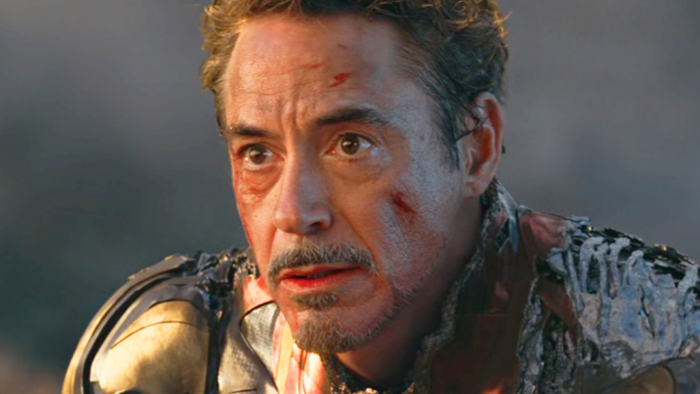 Tony Stark (Robert Downey Jr.) understands what needs to be done in order to stop Thanos (Josh Brolin) in Avengers: Endgame (2019), Marvel Studios