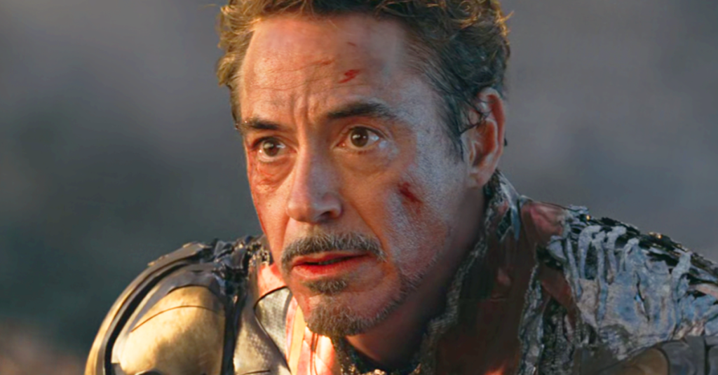 Tony Stark (Robert Downey Jr.) understands what needs to be done in order to stop Thanos (Josh Brolin) in Avengers: Endgame (2019), Marvel Studios