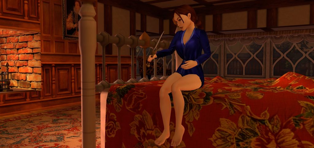 Lara Croft insepcts the Dagger of Xian in Tomb Raider III: Adventures of Lara Croft Remastered (2023), Crystal Dynamics