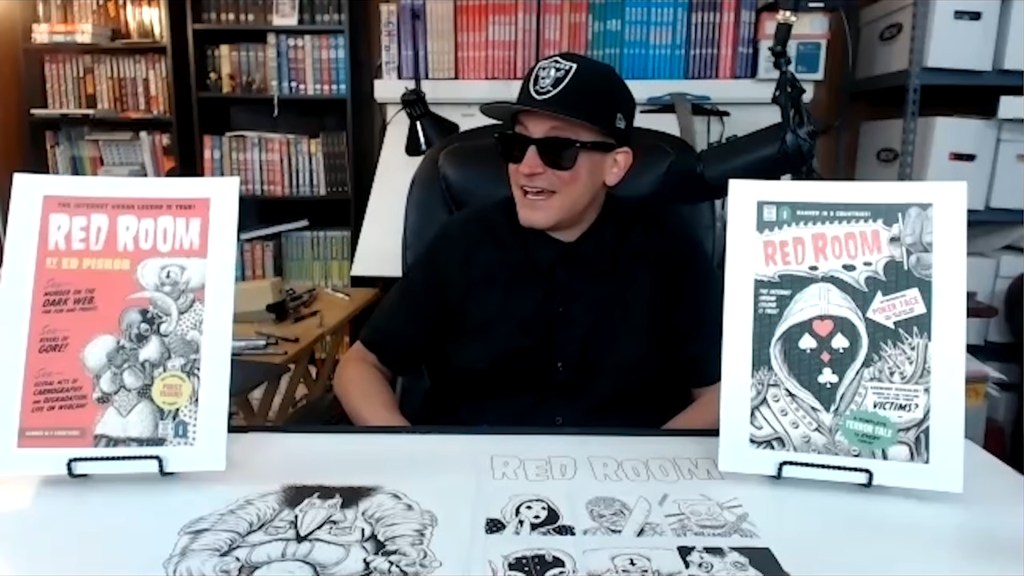 Comic creator Ed Piskor promotes his comic 'Red Room' during an interview with YouTuber ComicTropes (2021), ComicTropes