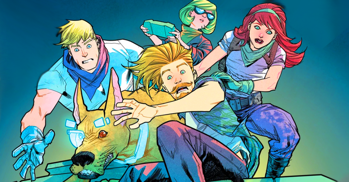 The Mystery Gang find themselves on the back-foot on Francis Manapul's variant cover to Scooby Apocalypse Vol. 1 #5 "The Siege!" (2016), DC