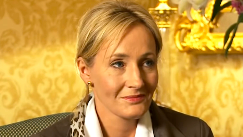 JK Rowling interview: 'I bought my wedding dress in disguise' via The Guardian, YouTube