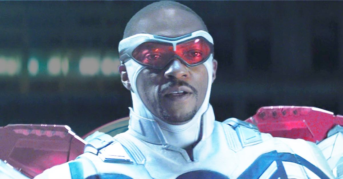 Sam Wilson (Anthony Mackie) spreads his wings in The Falcon and the Winter Soldier Season 1 Episode 8 "One World, One People" (2023), Marvel Entertainment