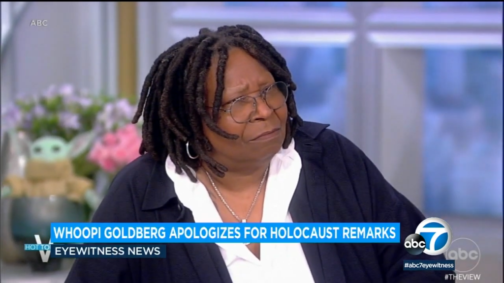 Whoopi Goldberg apologizes for saying Holocaust not about race I ABC7 via ABC7, YouTube