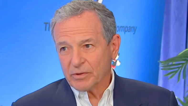 Disney CEO Bob Iger speaks with David Faber during an April 4th appearance on 'Squawk on the Street' (2024), CNBC
