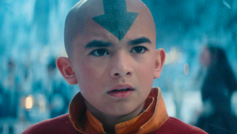 Aang (Gordon Cormier) refuses to let the Fire Nation steamroll the Northern Water Tribe in Avatar: The Last Airbender Season 1 Episode 8 "Legends" (2024), Netflix