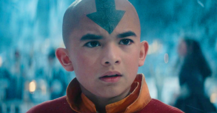 Aang (Gordon Cormier) refuses to let the Fire Nation steamroll the Northern Water Tribe in Avatar: The Last Airbender Season 1 Episode 8 "Legends" (2024), Netflix