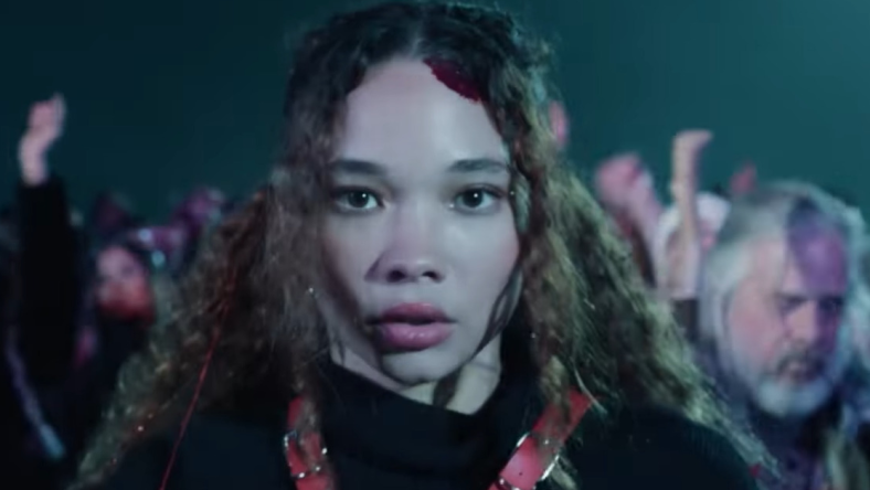 Ash (Ashley Moore) finds her night taking a turn for the worse in Festival of the Living Dead (2024), TUBI