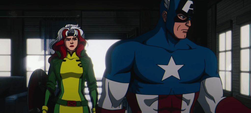 Captain America and Rogue