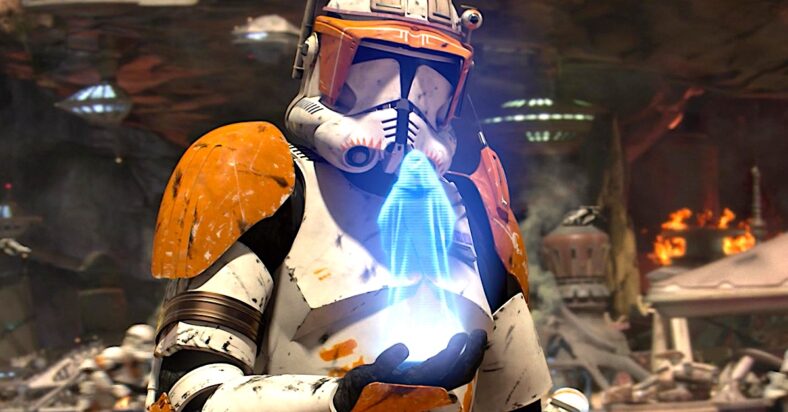 Emperor Palpatine (Ian McDiarmid) demands Clone Troopers to execute Order 66 in Star Wars Episode III: Revenge of the Sith (2005), Lucasfilm