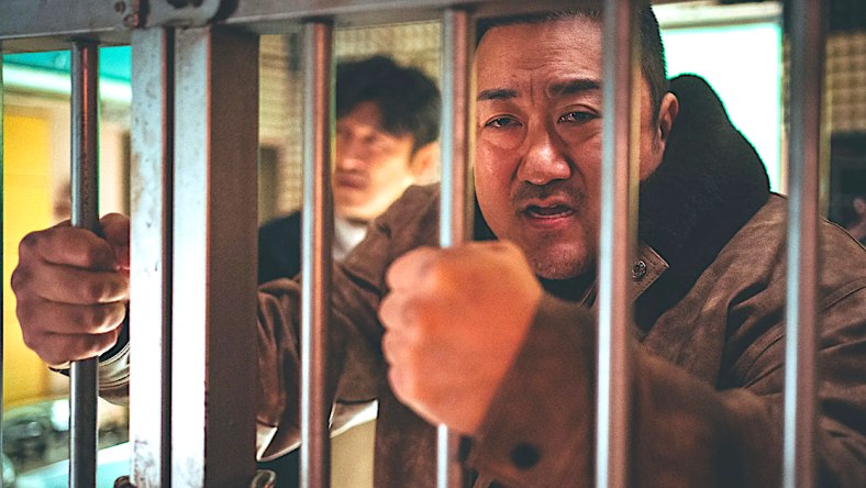 Don Lee as Detective Ma Seok-do in the South Korean action crime film The Roundup: Punishment. Image property of Capelight Pictures and Blue Fox Entertainment.