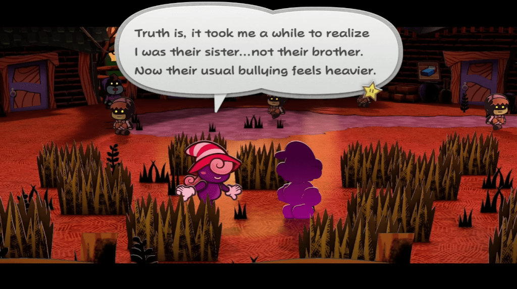 Vivian shares her woes in Paper Mario: The Thousand-Year Door (2024), Nintendo