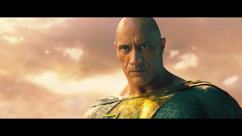 Black Adam (Dwayne Johnson) accepts his position as Kandaq's champion in Black Adam (2022), Warner Bros. Pictures