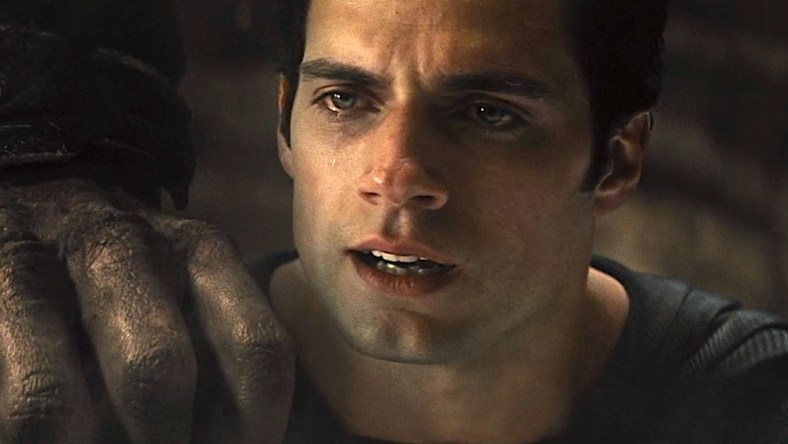 Superman (Henry Cavill) succumbs to grief and Anti-Life in Zack Snyder's Justice League (2021), Warner Bros. Pictures