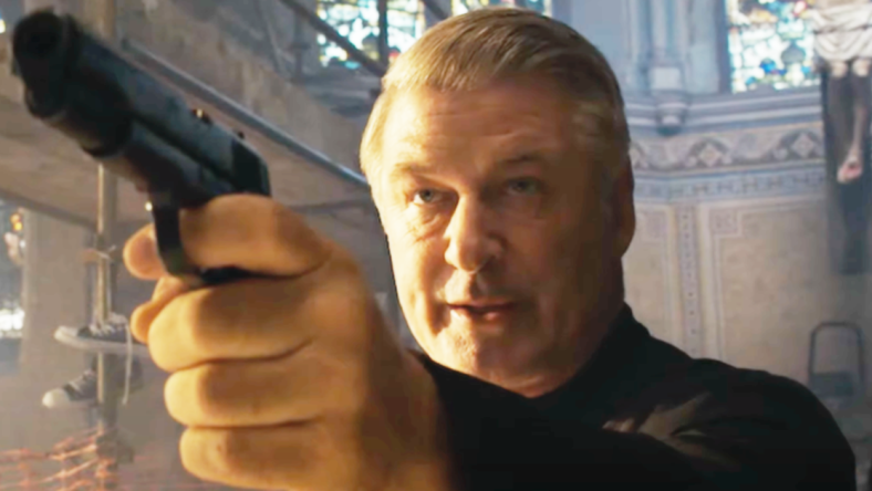 Alec Baldwin as Father Hector McGrath in Pixie (2021), Paramount Pictures