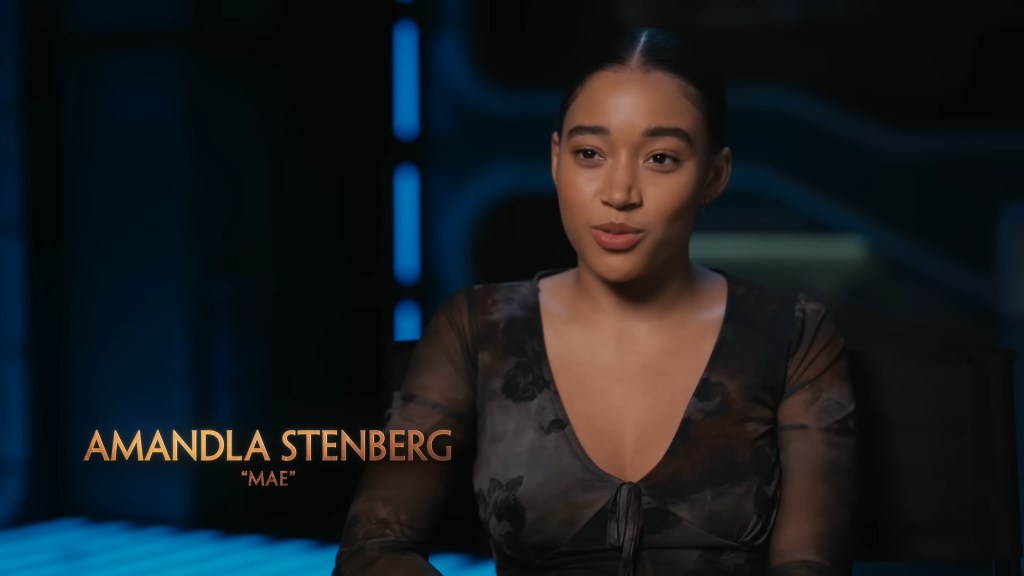 'The Acolyte' star Amandla Stenberg speaks about her character Mae to the official Star Wars YouTube channel (2024), Disney