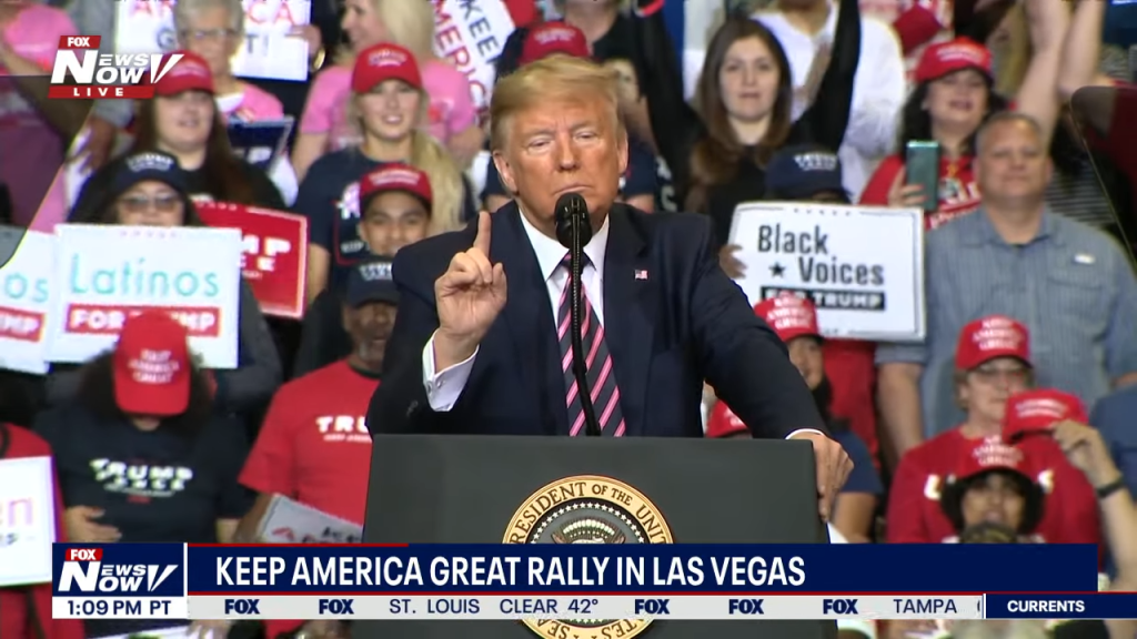 FULL RALLY: President Donald Trump | Las Vegas, Nevada via LiveNOW From FOX, YouTube
