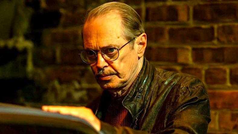 Steve Buscemi as Kollmick in Tolga Karaçelik's dark comedy The Shallow Tale of a Writer Who Decided to Write About a Serial Killer (2024), Cinegryphon Entertainment