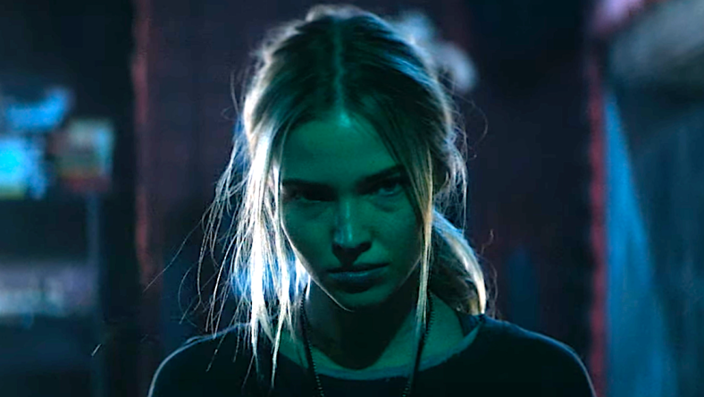 Sasha Luss as Hana in Latency (2024), Lionsgate