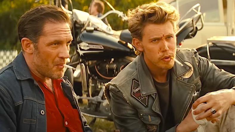 Tom Hardy stars as Johhny and Austin Butler as Benny in The Bikeriders (2024), Focus Features