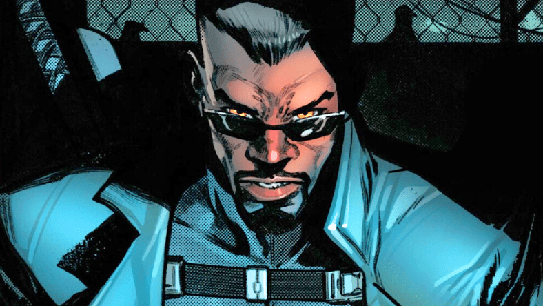 Blade has a warning for the Avengers in Blood Hunt Vol. 1 #1 (2024), Marvel Comics. Words by Jed MacKay, art by Pepe Larraz, Marte Gracia, and Cory Petit.