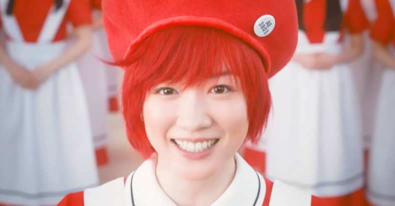 Red Blood Cell AE3803 (Tsubame Sanjo) reports for duty in Cells at Work! (2024), Warner Bros. Japan