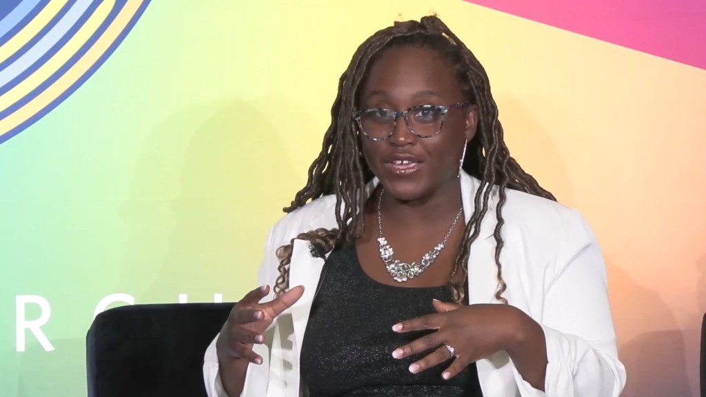 Lionsgate SVP and Head of Inclusive Content Kamala Avila-Salmon speaks to "How "Hollywood Continues to Create More Inclusive Content" during a 2024 speaking appearance at UCLA.