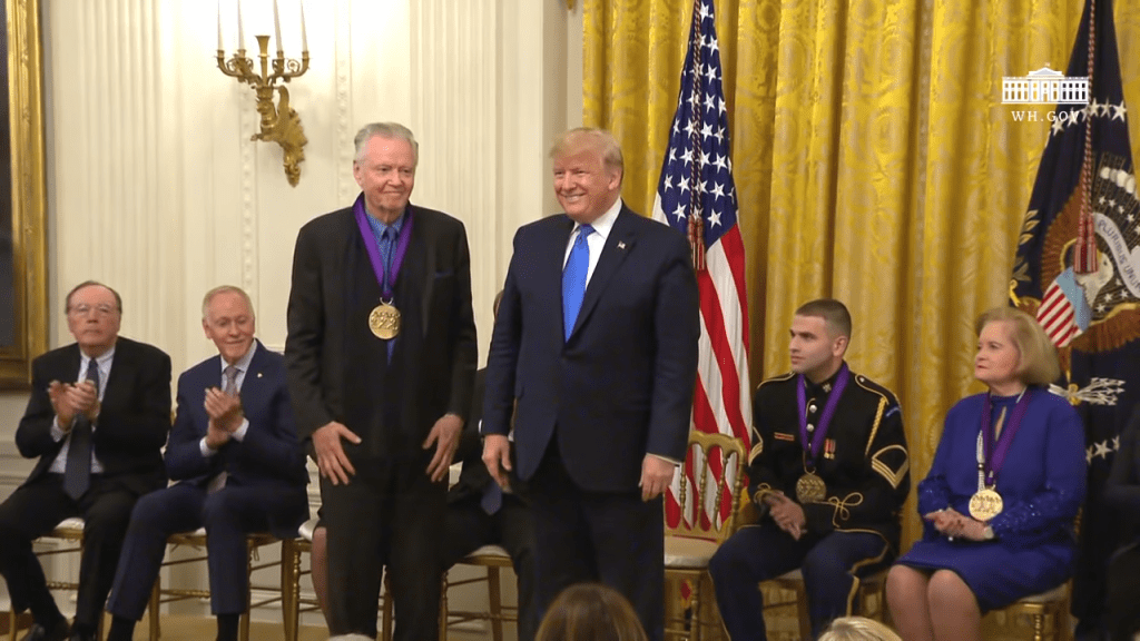 President Trump awards National Medal of Arts and National Medal of Humanities via Trump White House Archives, YouTube
