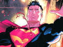 A suddenly de-powered Superman takes two slugs to the chest in Absolute Power Vol. 1 #1 (2024), DC. Words by Mark Waid, art by Dan Mora, Alejandro Sánchez, and Ariana Maher.