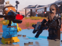 Fishstick gets in some target practice with Chewbacca in Fortnite (2017), Epic Games