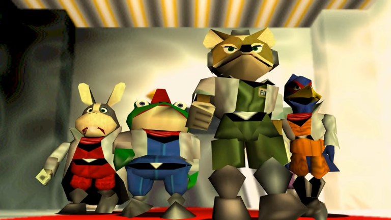 The titular mercenary team receives their reward for saving the Lylat system in Star Fox 64 (1997), Nintendo